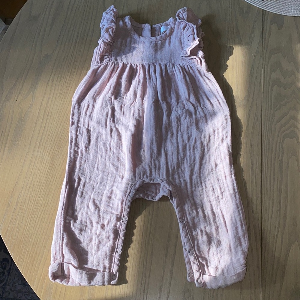 Jamie Kay boho baby organic cotton ruffle jumper